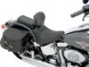 Drag Specialties Seats - Solo Seat - Smooth - Driver Backrest - FL/FX '00-'06