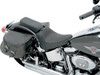 Drag Specialties Seats - Solo Seat - Smooth - Driver Backrest - FL/FX '00-'06