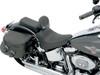 Drag Specialties Seats - Solo Seat - Smooth - Driver Backrest - FL/FX '00-'06
