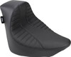 Drag Specialties Seats - EZ-Solo Seat - Scorpion Stitch - Vinyl - FL/FX '18-'22