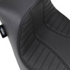 Drag Specialties Seats - EZ-Solo Seat - Scorpion Stitch - Vinyl - FL/FX '18-'22