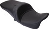 Drag Specialties Seats - Freedom Seat - Solar Leather - Black - Smooth - FLH '09-'23