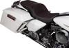 Drag Specialties Seats - Freedom Seat - Vinyl - Double Diamond Red Stitch - FLH '97-'07
