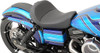 Drag Specialties Seats - Solo Seat - Mild Stitched - Driver's Backrest - FXD/FLD '06-'17