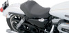 Drag Specialties Seats - Solo Seat - Smooth - Driver Backrest - XL '04-'22