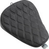 Drag Specialties Seats - Bobber Solo Seat - Double Diamond - Silver Stitch - '10-'22 XL