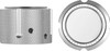 Figurati Designs - FD60-FAC-SS - Axle Nut Cover - Front - Stainless Steel - Smooth - Silver