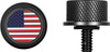 Figurati Designs - FD20-SEAT KN-BK - Seat Mounting Knob - Black - American Flag