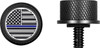 Figurati Designs - FD71-SEAT KN-BK - Seat Mounting Knob - Black - Blue Line American Flag