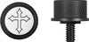 Figurati Designs - FD41-SEAT KN-BK - Seat Mounting Knob - Black - Cross