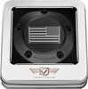 Figurati Designs - FD26R-TC-5H-BLK - Timing Cover - 5 Hole - American Flag - Contrast Cut - Black
