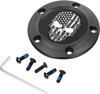Figurati Designs - FD28-TC-5H-BLK - Timing Cover - 5 Hole - Skull - Contrast Cut - Black