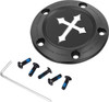 Figurati Designs - FD41-TC-5H-BLK - Timing Cover - 5 Hole - Cross - Black