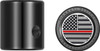 Figurati Designs - FD75-HTSC-BLK - Heel-Toe Shifter Cover - Red Line American Flag - Black