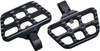 Joker Machine - 08-644-7B - Mini Serrated Floorboards - Black - Softail