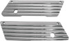 Joker Machine - 04-50-1 - Finned Saddlebag Latch Covers - Chrome - FL '93-'13