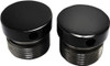 La Choppers - LA-7504-39B - Flush-Mount Fork Cap - 39 mm - Gloss Black Powder Coat
