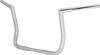 La Choppers - LA-7361-12W - Pre-Wired Twin Peaks Handlebar - 1-1/4" x 12" - Chrome