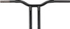 La Choppers - LA-7369-12B - One-Piece Kage Fighter Handlebar - Pullback - 12" x 1-1/4" - Black