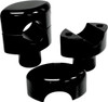 La Choppers - LA-7402-01B - Handlebar Risers for 1" Handlebars - Smooth - 1-1/2" - Black