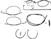 La Choppers - LA-8151KT2A-19M - Complete Midnight Braided Cable Kit - 18"-20" Handlebars - '15 FLS La Choppers - LA-8151KT2A-19M - Complete Midnight Braided Cable Kit - 18"-20" Handlebars - '15 FLS