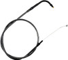 La Choppers - LA-8220TH13M - Midnight Braided Handlebar Throttle Cable - 12"-14" - FLD/FXDWG