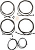 La Choppers - LA-8054KT3-08M - Complete Plug-and-Play Cable Kit - Mini Handlebars - '17-'20 Touring - ABS - Midnight