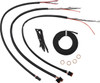 La Choppers - LA-8156KT2-16M - Complete Midnight Braided Cable Kit - Quick Connect - 15"-17" Handlebars - '18-'22 Softail