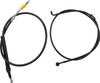 La Choppers - LA-8156KT2-16M - Complete Midnight Braided Cable Kit - Quick Connect - 15"-17" Handlebars - '18-'22 Softail