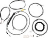 La Choppers - LA-8058KT3-19 - Complete Plug-and-Play Cable Kit - 18" - 20" Handlebars - '21-'22 FLTR - ABS - Stainless