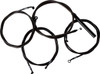 La Choppers - LA-8059KT2-16M - Complete Midnight Braided Cable Kit - 15"-17" Handlebars - '23-'24 Touring