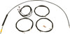 La Choppers - LA-8059KT3-08B - Complete Plug-and-Play Cable Kit - Stock Handlebars - '23-'24 Touring - Black