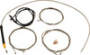 La Choppers - LA-8059KT3-19 - Complete Plug-and-Play Cable Kit - 18" - 20" Handlebars - '23-'24 Touring - Stainless