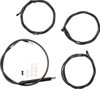 La Choppers - LA-8056KT-16M - Handlebar Cable/Brake Line Kit - 15" - 17" Ape Hanger Handlebars - Midnight