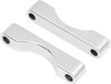 Klock Werks - KWFS-01-0100-C - WFB Benchmark Bagger Front Fender Blocks - For all 23"/26" Tire Hugger/Benchmark - Chrome