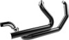 Khrome Werks - 200860 - Aggressor 2-into-2 Crossover Headers - Black - FL