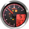 Koso North America - BA051221 - Multi-Function Speedometer/Tachometer - HD-04 - Chrome