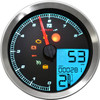 Koso North America - BA051221 - Multi-Function Speedometer/Tachometer - HD-04 - Chrome