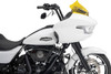 Klock Werks - KWW-01-0717 - Kolor Flare™ Windshield - 10" - Yellow - FLTR