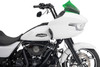 Klock Werks - KWW-01-0718 - Kolor Flare™ Windshield - 10" - Green - FLTR
