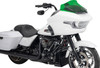 Klock Werks - KWW-01-0718 - Kolor Flare™ Windshield - 10" - Green - FLTR