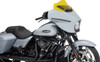 Klock Werks - KWW-01-0730 - Kolor Flare™ Windshield - 8" - Yellow - FLHX