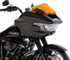 Klock Werks - KWW-01-0756 - Kolor Flare™ Sport Windshield - 8" - Orange - FLTRX