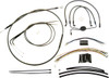 Magnum Shielding - 487191 - Black Pearl™ Designer Handlebar Installation Kit - 12"-14" - '08-'11 FXDF