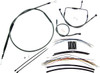 Magnum Shielding - 487302 - Black Pearl™ Designer Handlebar Installation Kit - 15"-17" - '08-'13 Touring
