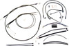Magnum Shielding - 487261 - Black Pearl™ Designer Handlebar Installation Kit - 12"-14" - '11-'14 FLS