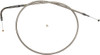 Magnum Shielding - 53218 - Polished Stainless Steel Braided Throttle Cable - 47-1/2"