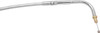Magnum Shielding - 532110 - Polished Stainless Steel Braided Throttle Cable - 49-5/8"