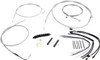 Magnum Shielding - 589272 - XR Handlebar Installation Kit - 15"-17" Ape Hanger Handlebars - Stainless Steel