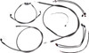 Magnum Shielding - 487941 - Black Pearl™ Designer Handlebar Installation Kit - 12"-14" - '18-'24 Softail